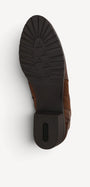 DAMES BOOTS+KORT LAARS-Bruin leer