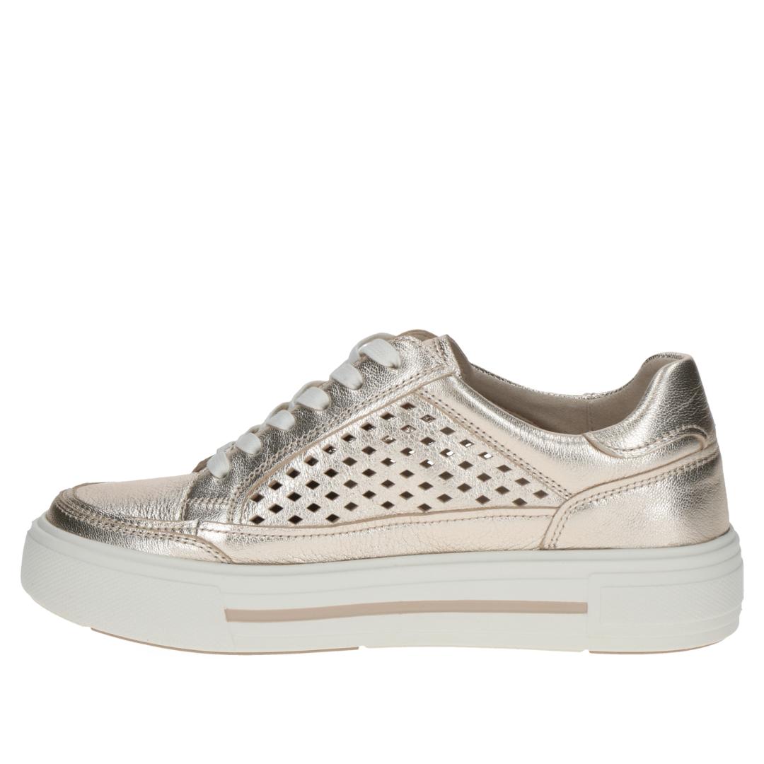 DAMES SPORTIEVE VETERSCHO-Goud leer