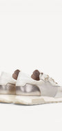 DAMES SPORTIEVE VETERSCHO-Beige leer