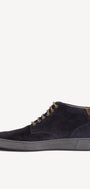 Heren boots-Blauw suède/nubuck