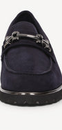DAMES INSTAPSCHOENEN-Blauw suède/nubuck