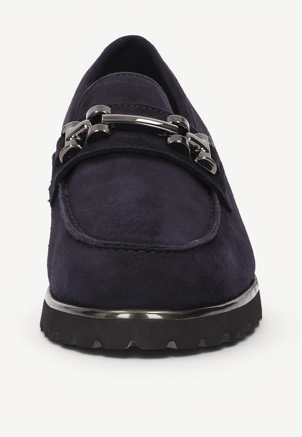 DAMES INSTAPSCHOENEN-Blauw suède/nubuck