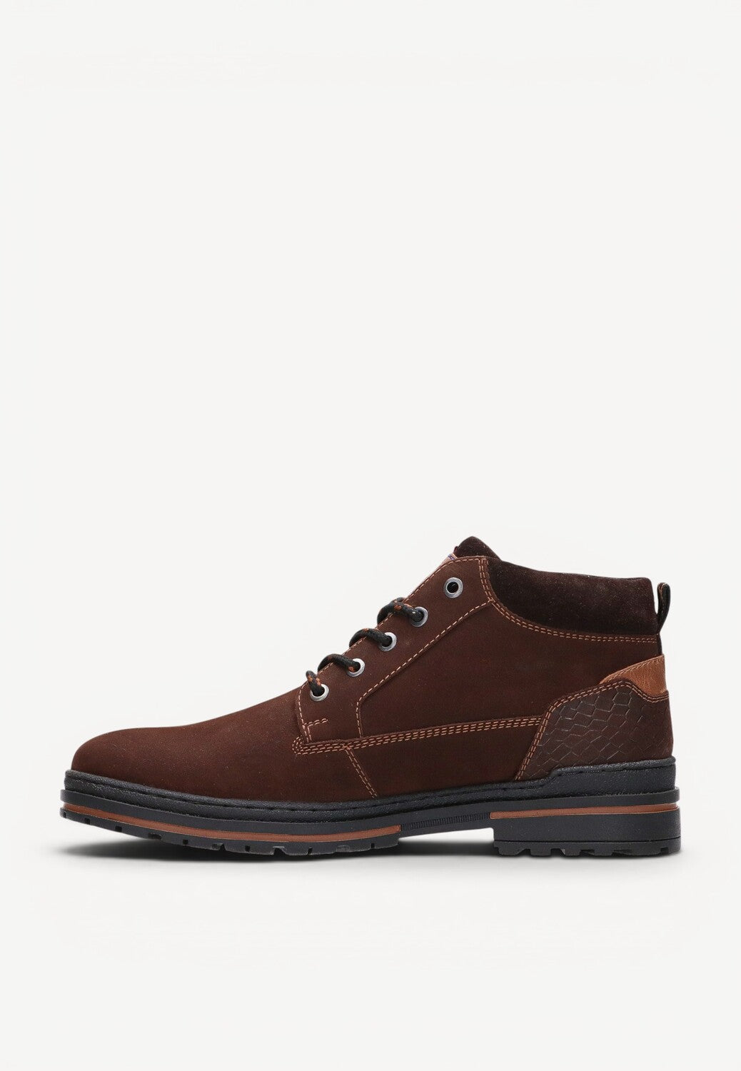 Heren boots-Bruin suède