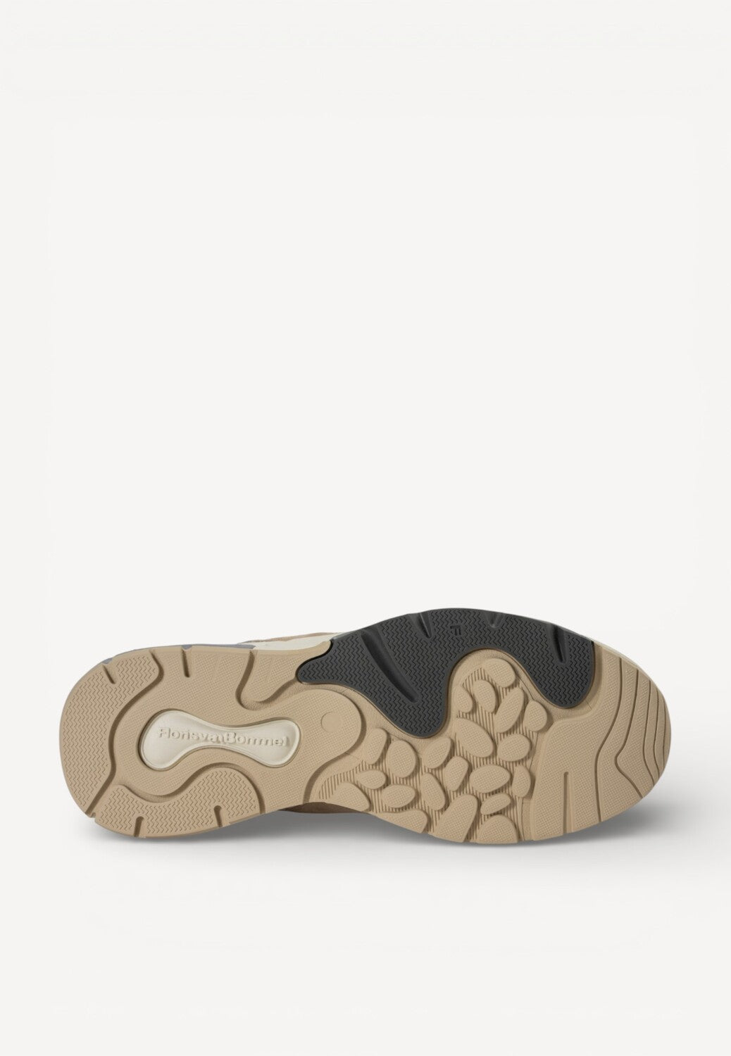 Heren veterschoenen-Bruin combi kleur