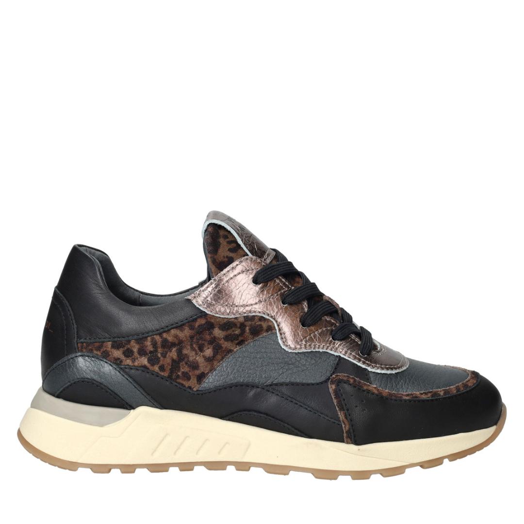 DAMES SPORTIEVE VETERSCHO-Zwart suède