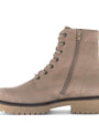 DAMES BOOTS+KORT LAARS-Beige suède/nubuck