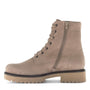 DAMES BOOTS+KORT LAARS-Beige suède/nubuck