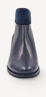 DAMES BOOTS+KORT LAARS-Blauw leer