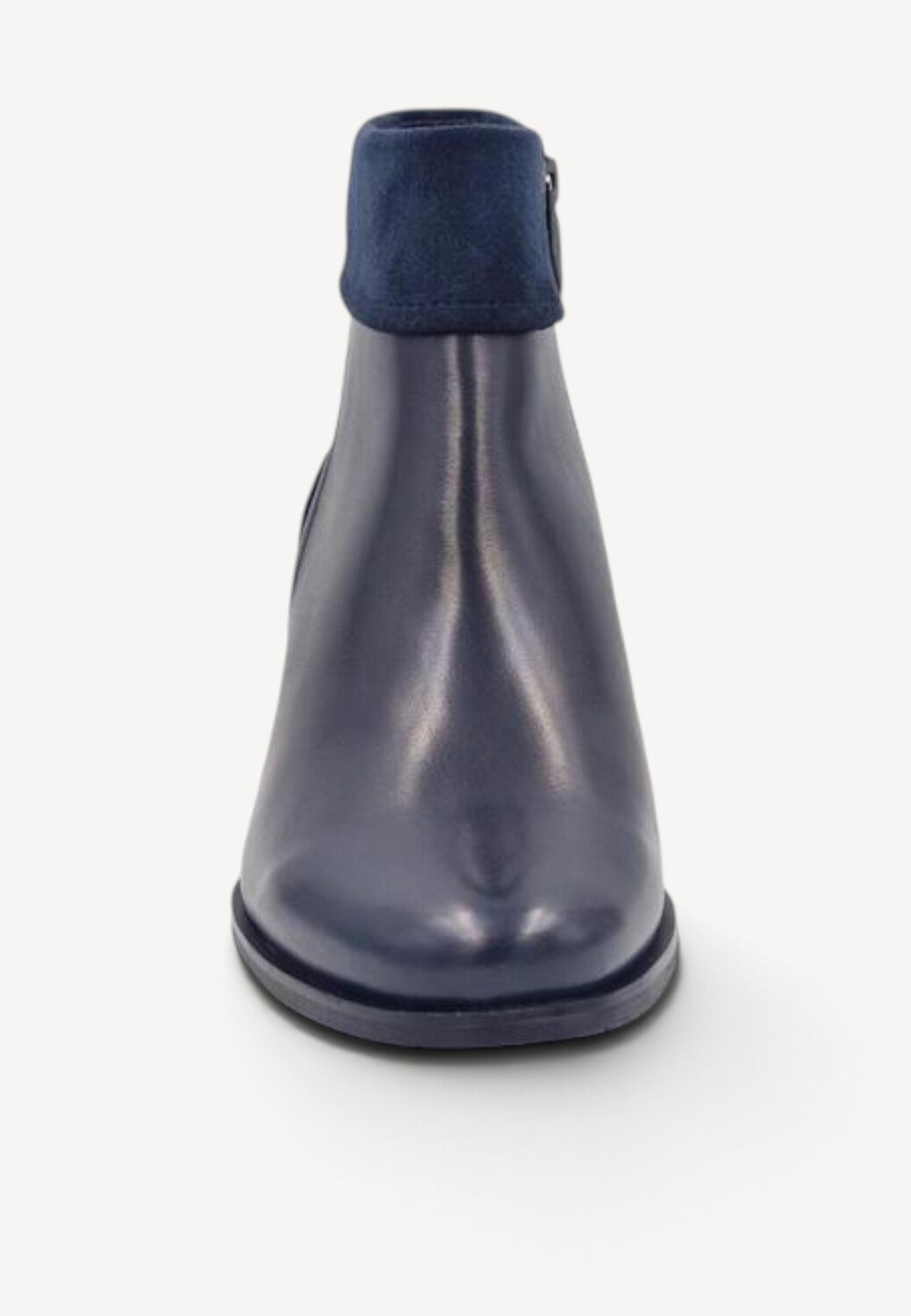 DAMES BOOTS+KORT LAARS-Blauw leer