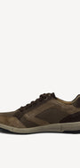 Heren veterschoenen-Bruin combi kleur