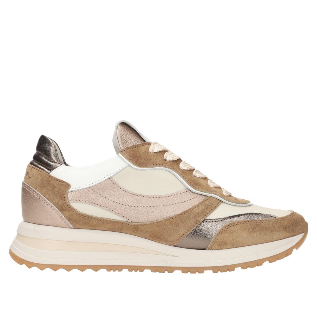 DAMES SPORTIEVE VETERSCHO-Bruin combi kleur