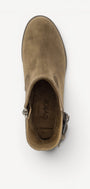 DAMES BOOTS+KORT LAARS-Bruin suède