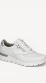 DAMES SPORTIEVE VETERSCHO-Wit leer