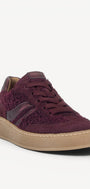 DAMES SPORTIEVE VETERSCHO-Rood suède/nubuck
