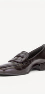 DAMES INSTAPSCHOENEN-Bruin lak