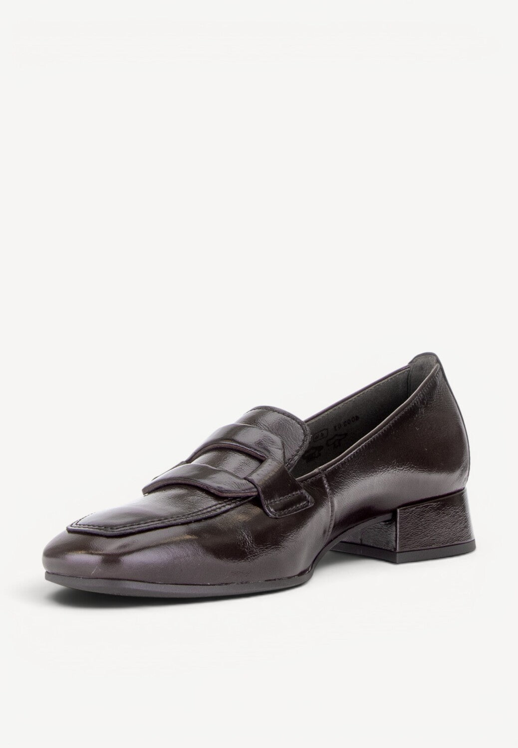 DAMES INSTAPSCHOENEN-Bruin lak