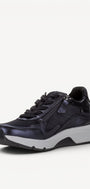 DAMES SPORTIEVE VETERSCHO-Blauw leer