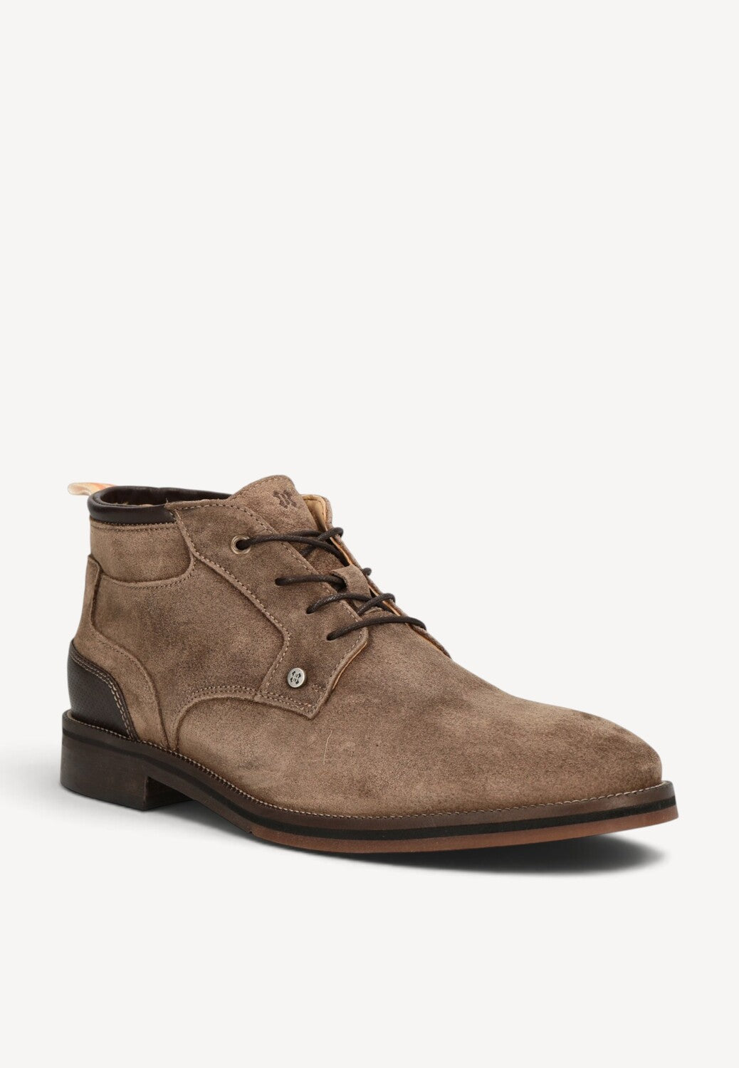 Heren boots-Beige suède/nubuck