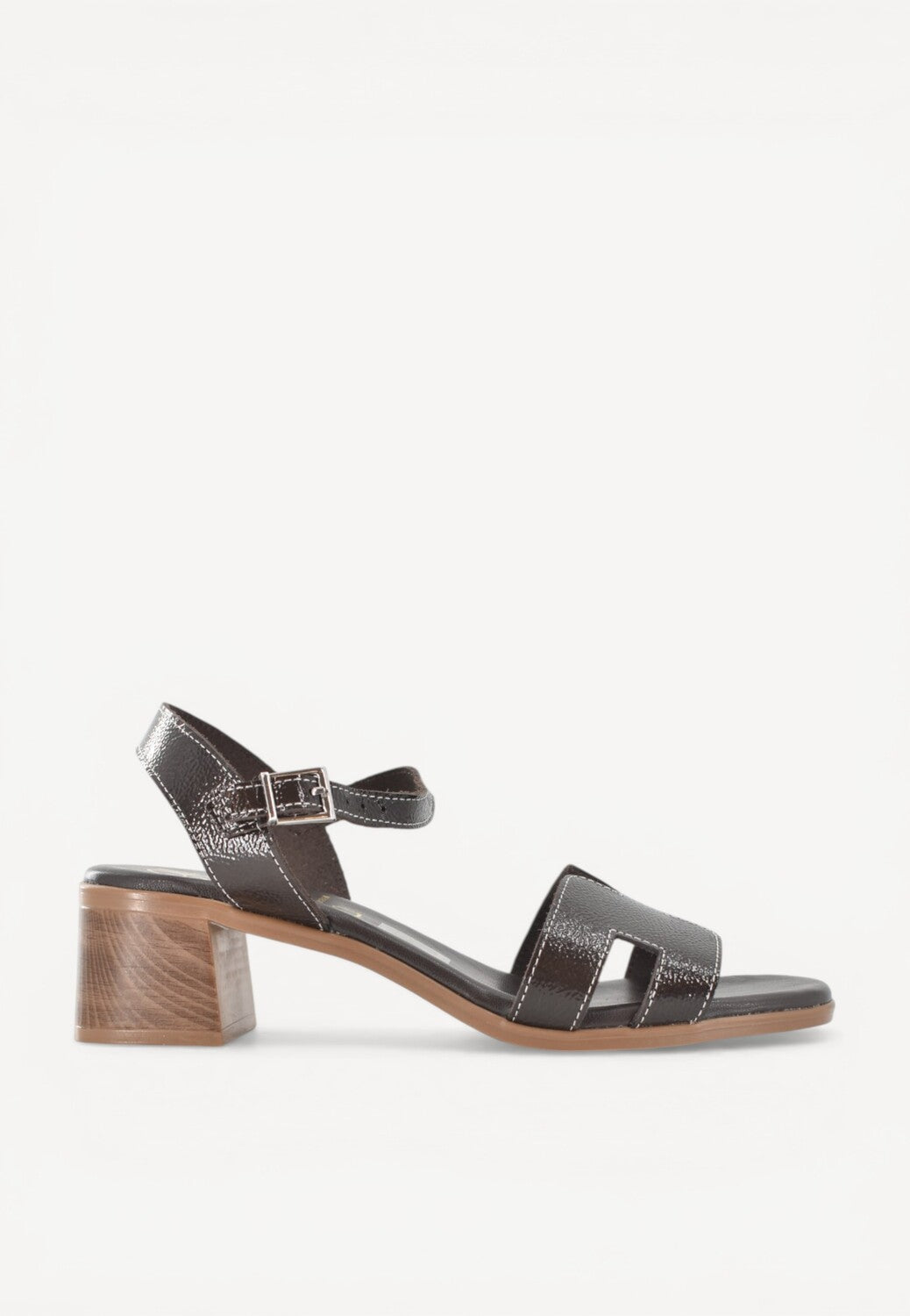 DAMES OPEN SCHOENEN-Bruin lak