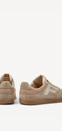 Heren veterschoenen-Bruin suède