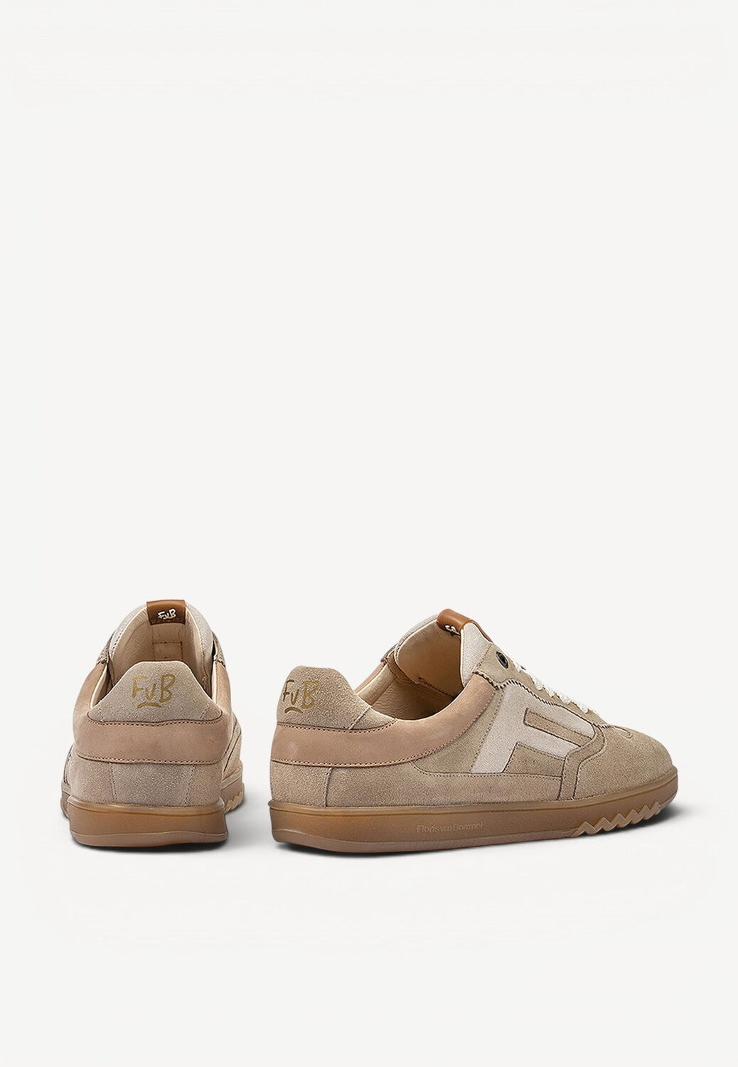 Heren veterschoenen-Bruin suède