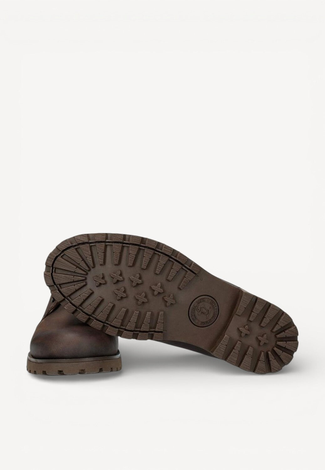 Heren boots-Bruin leer