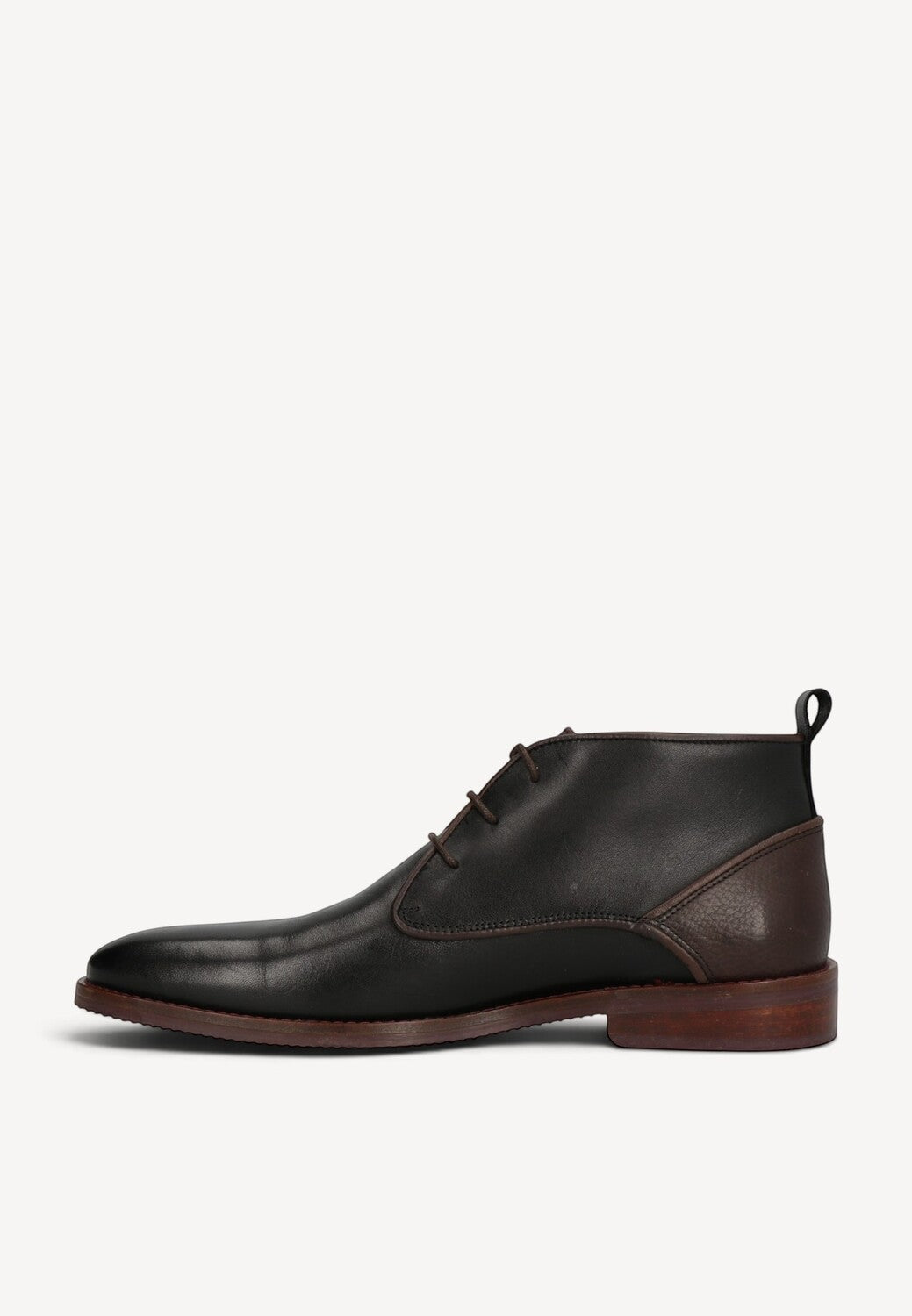 Heren boots-Zwart leer