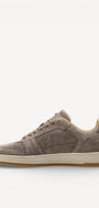 Heren veterschoenen-Beige suède/nubuck