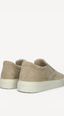 Heren instapper-Beige suède/nubuck