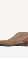 Heren boots-Beige suède/nubuck