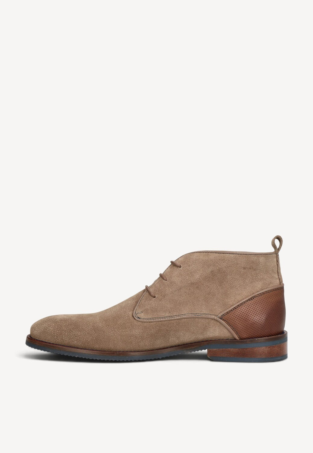 Heren boots-Beige suède/nubuck