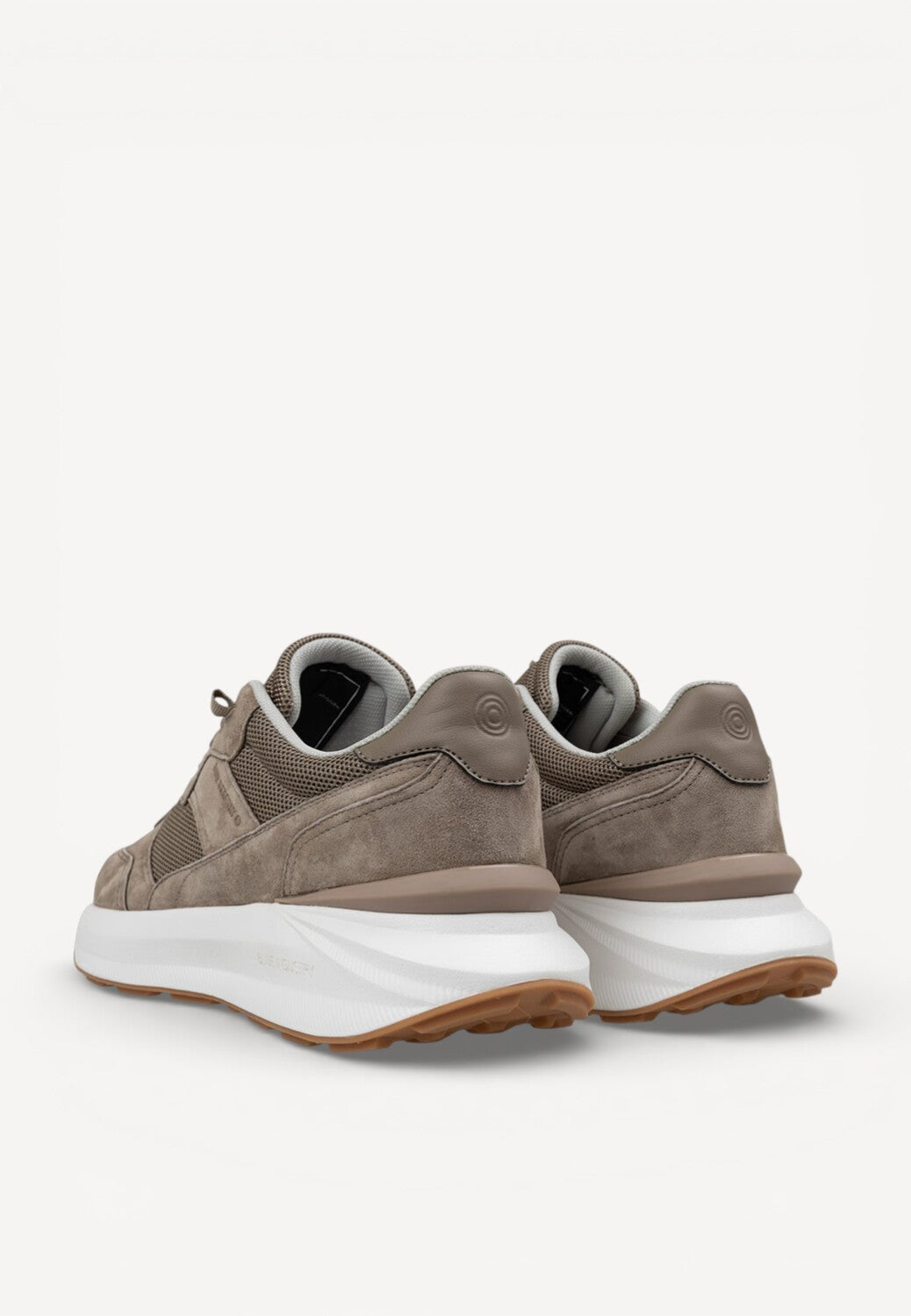 Heren veterschoenen-Beige suède/nubuck
