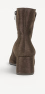 DAMES BOOTS+KORT LAARS-Bruin suède
