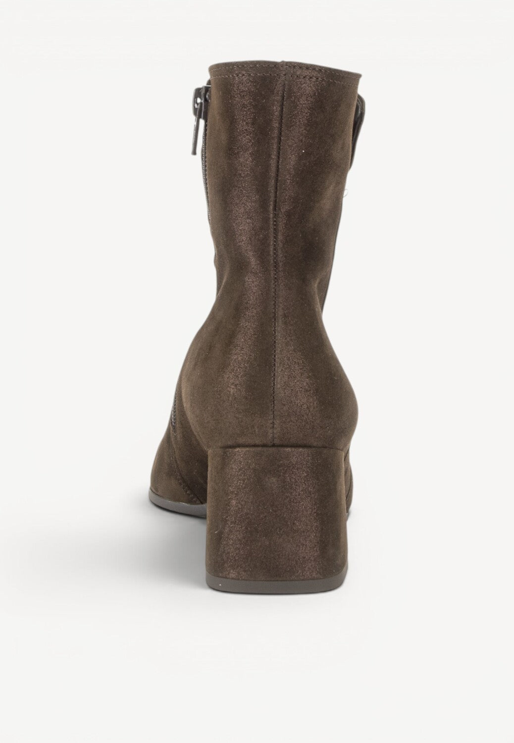 DAMES BOOTS+KORT LAARS-Bruin suède