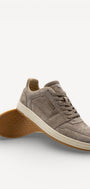 Heren veterschoenen-Beige suède/nubuck