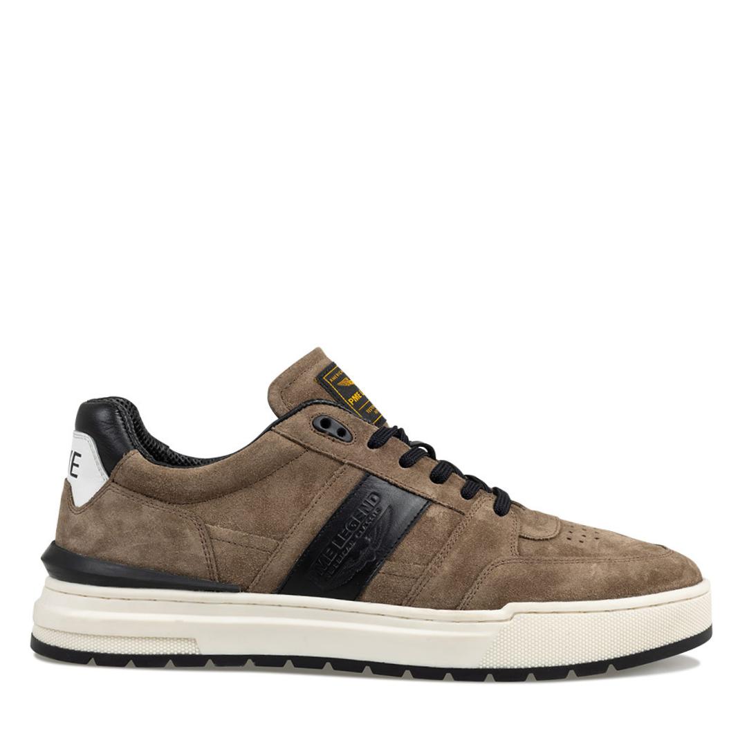 Heren veterschoenen-Beige suède/nubuck