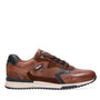 Heren veterschoenen-Bruin leer
