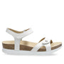 DAMES OPEN SCHOENEN-Wit leer