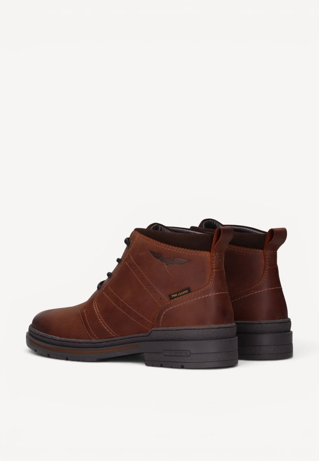 Heren boots-Bruin leer