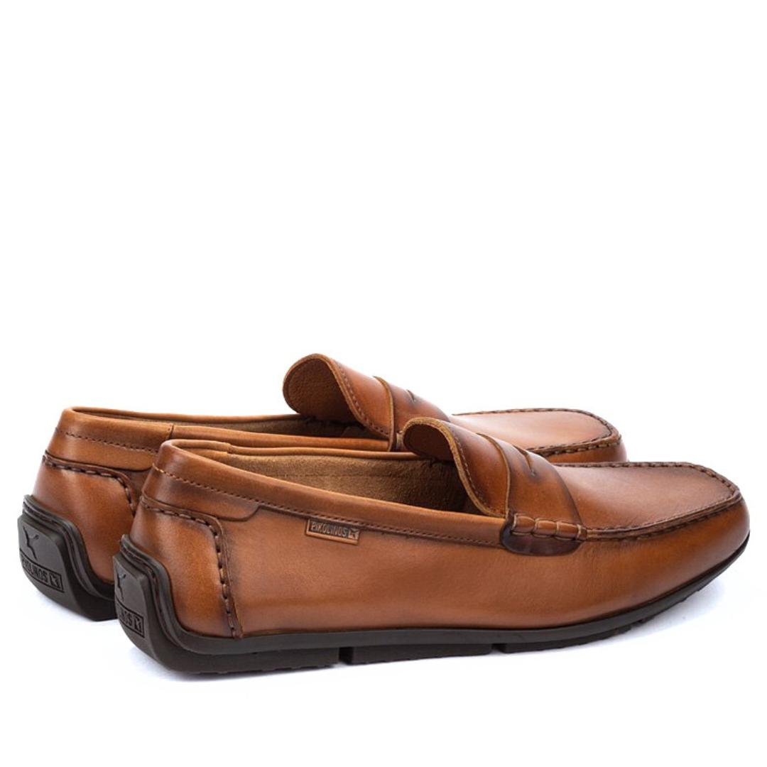 Heren instapper-Bruin leer