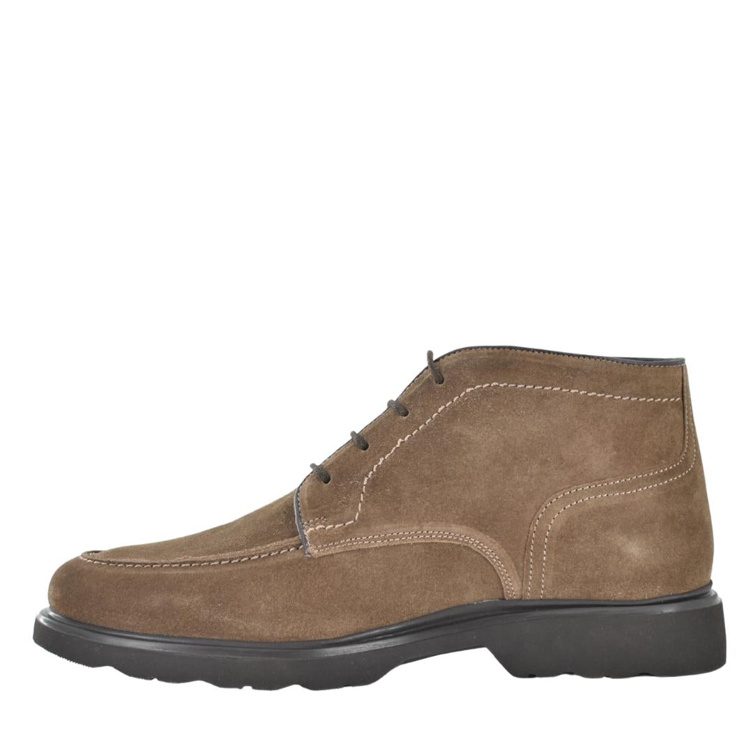 Heren boots-Beige suède/nubuck