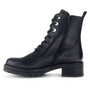 DAMES BOOTS+KORT LAARS-Zwart leer