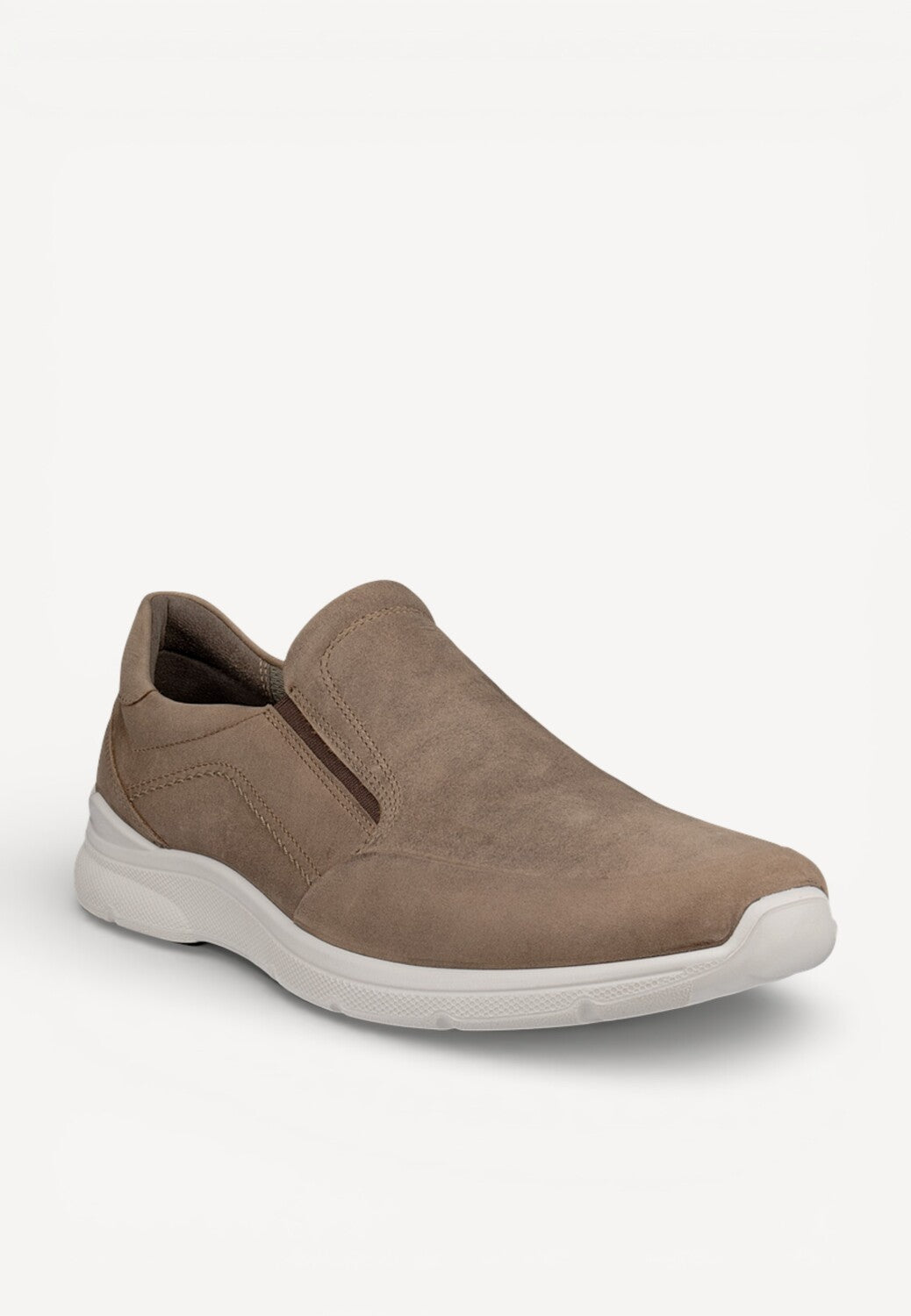 Heren instapper-Beige suède/nubuck