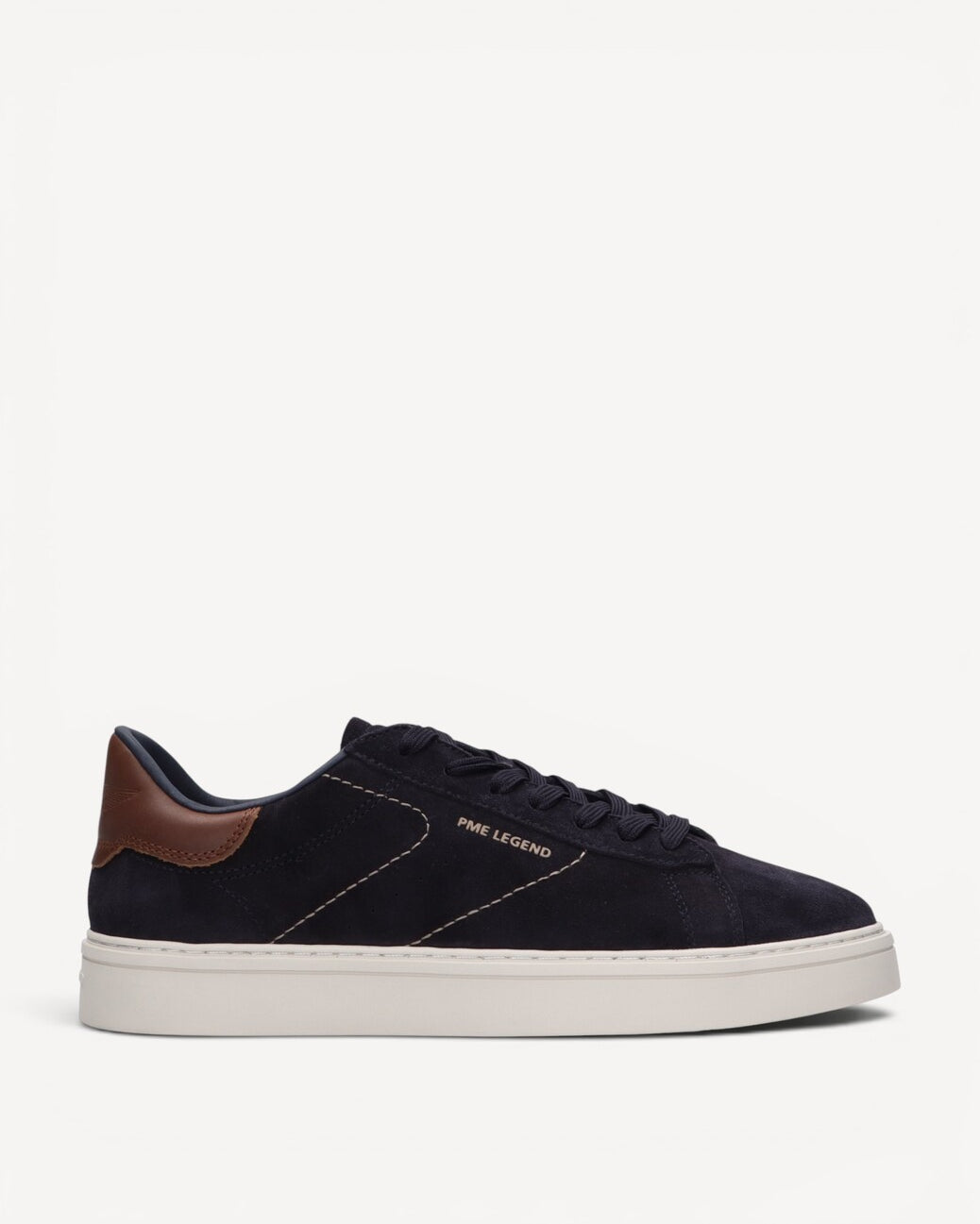 Heren veterschoenen-Blauw suède/nubuck