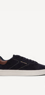 Heren veterschoenen-Blauw suède/nubuck