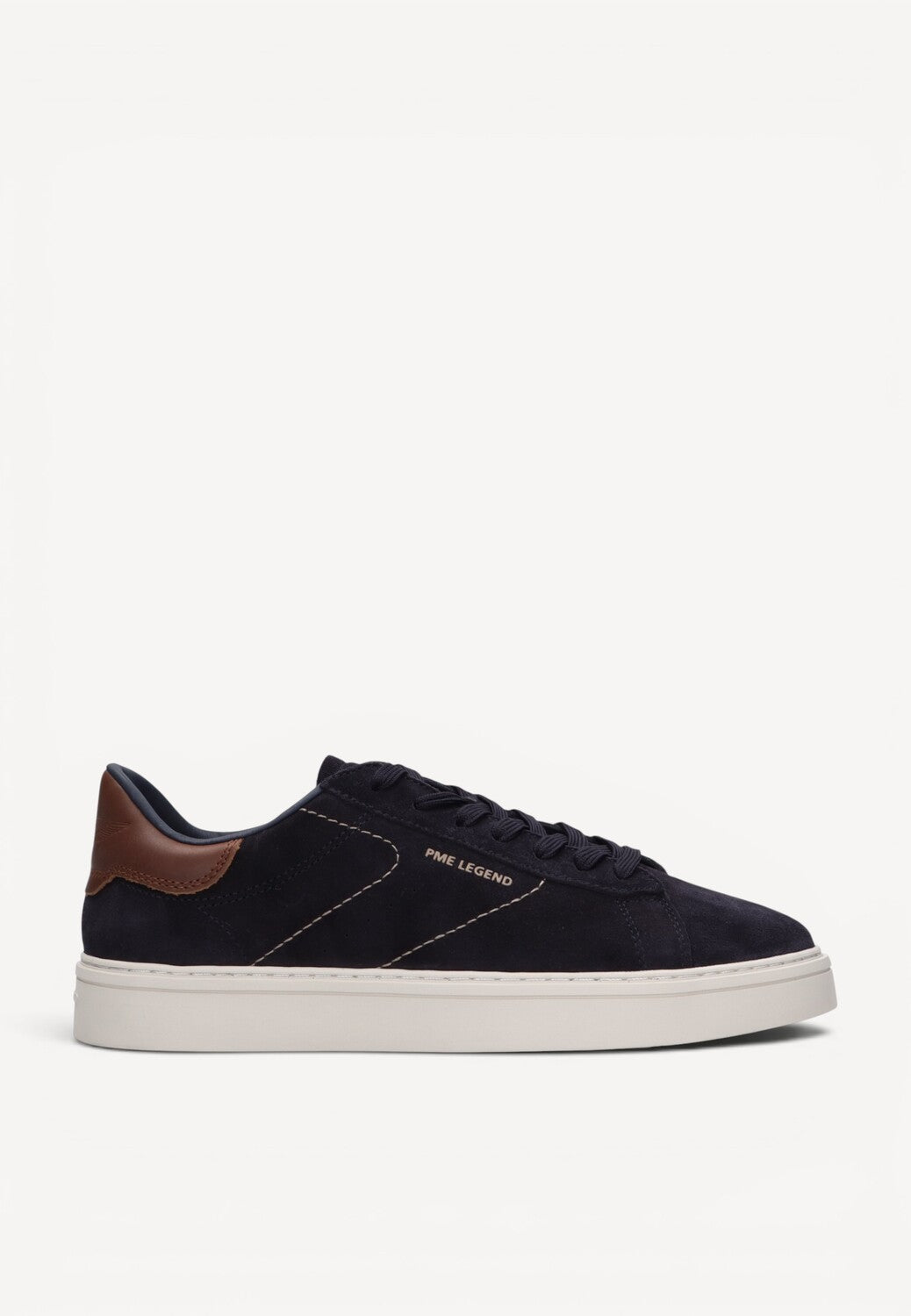 Heren veterschoenen-Blauw suède/nubuck