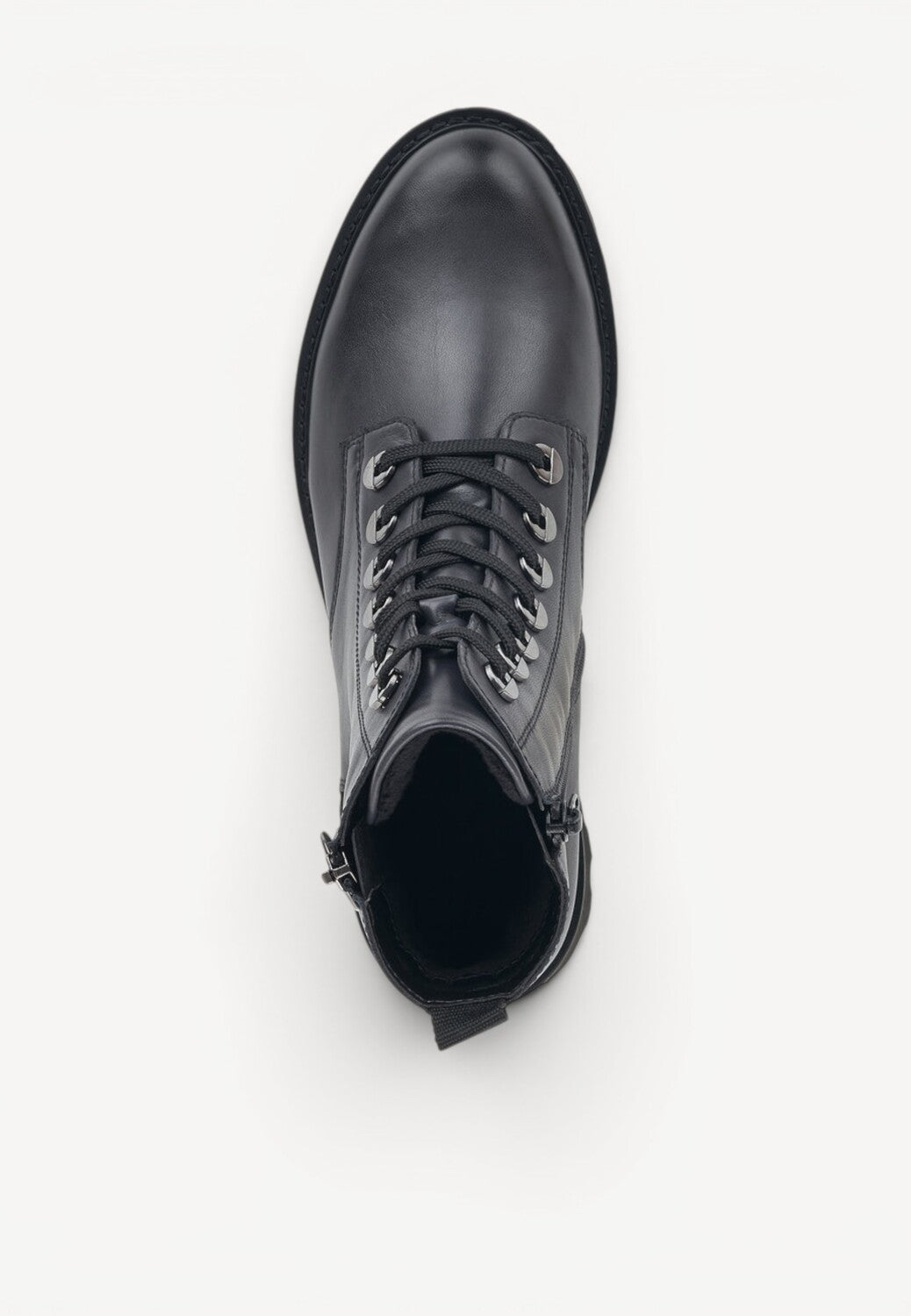 DAMES BOOTS+KORT LAARS-Blauw leer