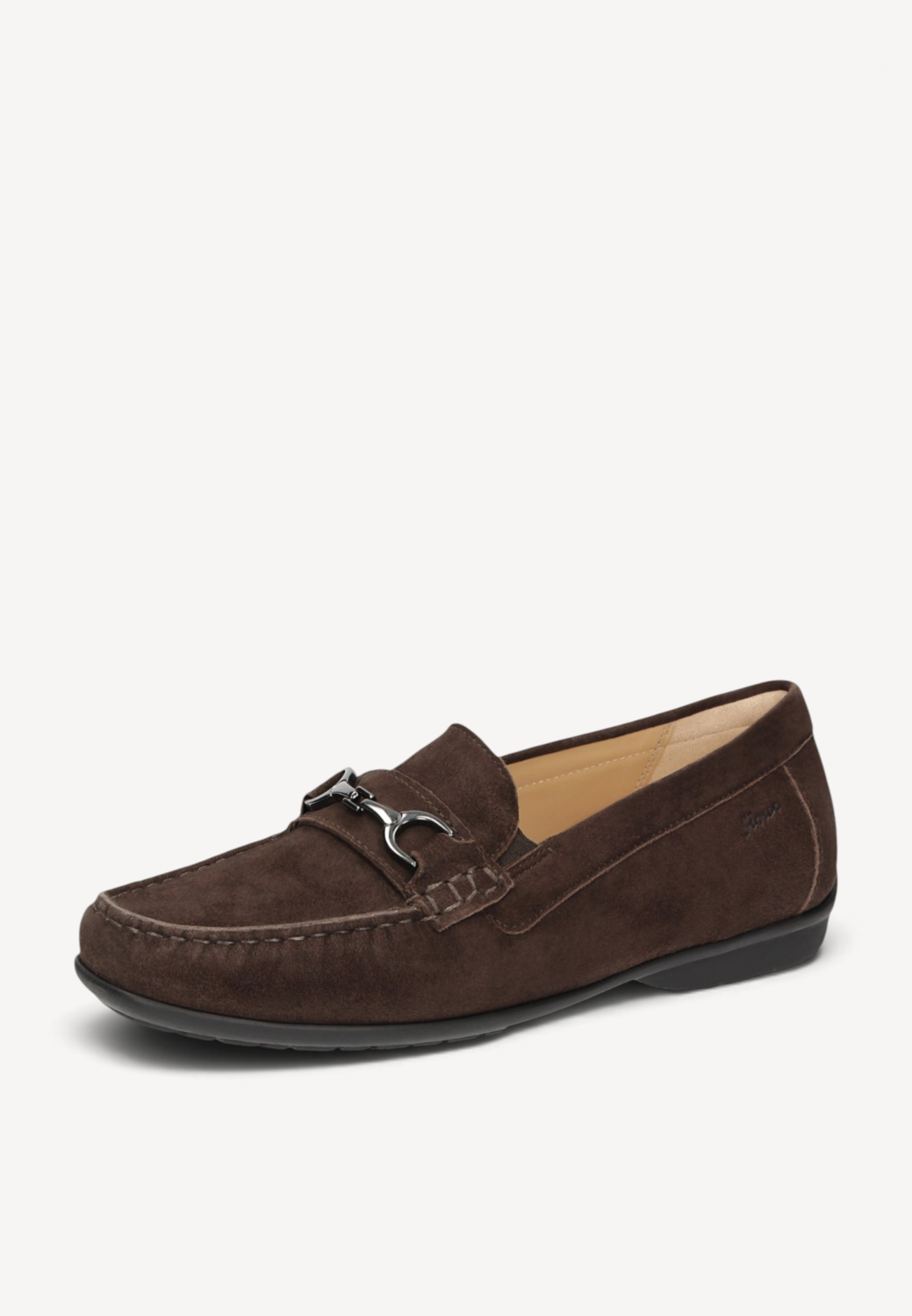DAMES INSTAPSCHOENEN-Bruin suède