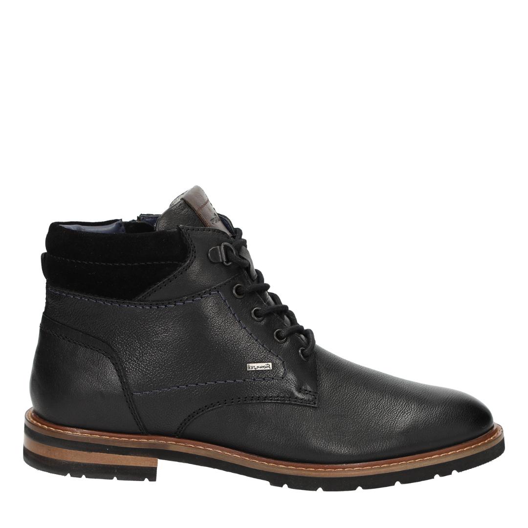Heren boots-Zwart leer