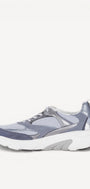 DAMES SPORTIEVE VETERSCHO-Blauw suède/nubuck